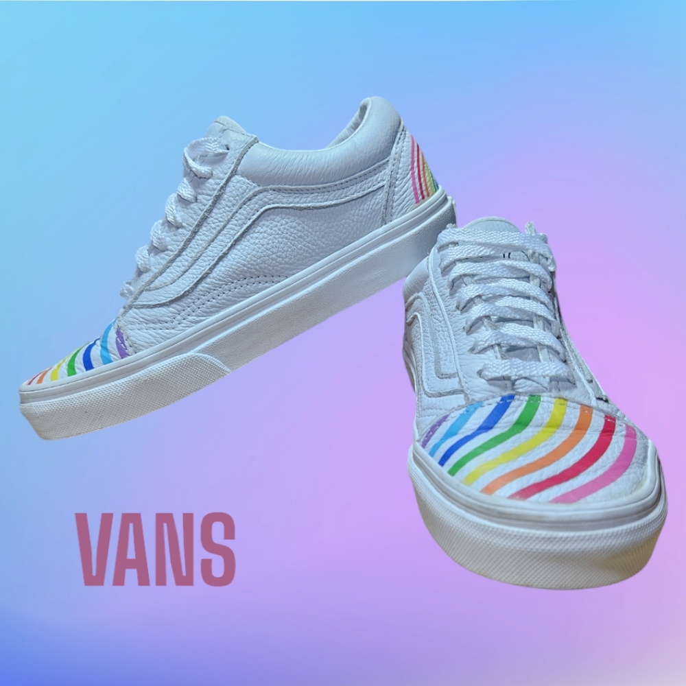 Vans X Flour Shop by Amirah Kassem Old Skool Sneakers 
